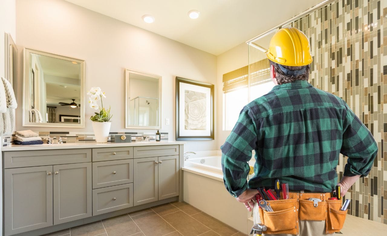 Contractor Facing Master Bathroom